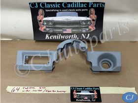 OEM 1963 1964 Cadillac Deville Eldorado Fleetwood WINDSHIELD WIPER SWITCH IGNITION HOUSING DASH PLATE #1479424